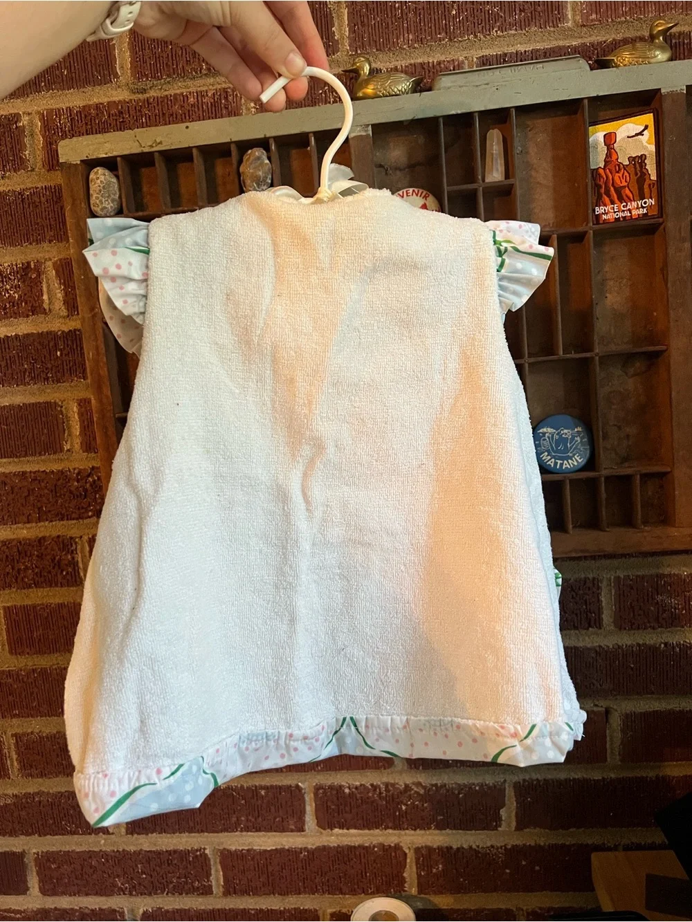 The Beaufort Bonnet Company Pink & Green Floral reversible Toddler Swim Coverup